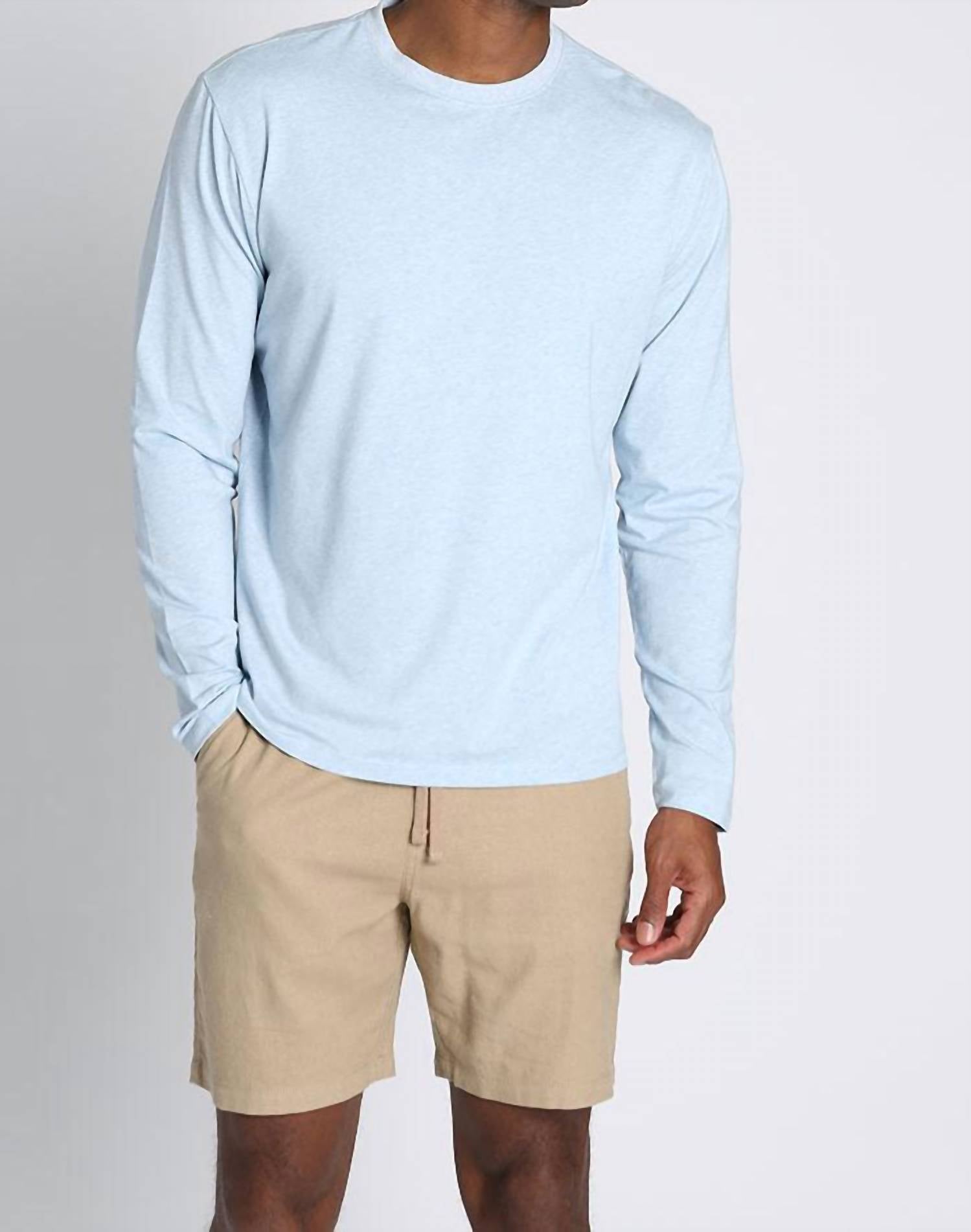 Jachs New York - Long Sleeve Cotton Modal Crewneck Sweatshirt