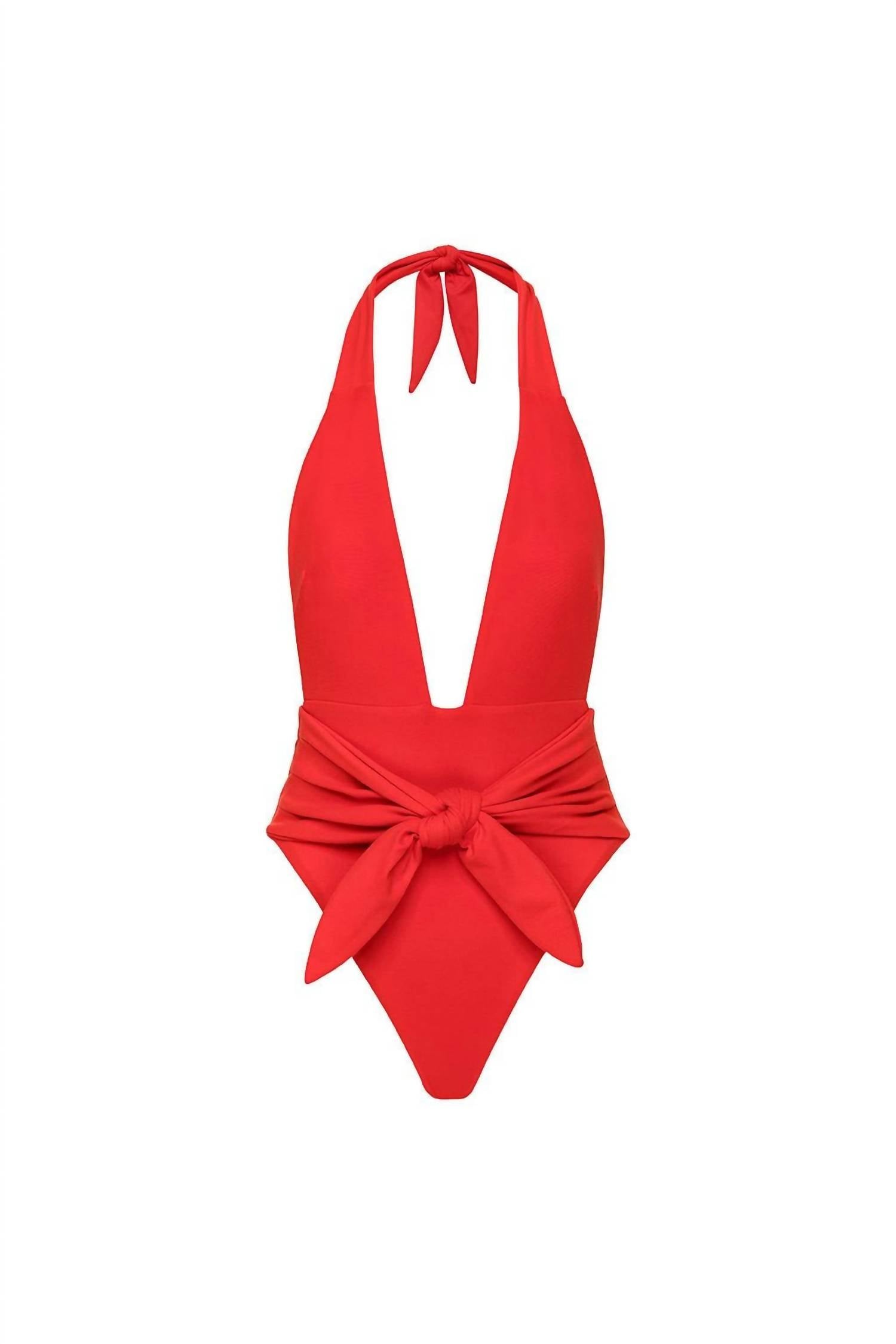 Montce - Tropez Tie-up One-piece Swimsuit