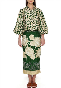 Verandah - Scarf Pencil Skirt