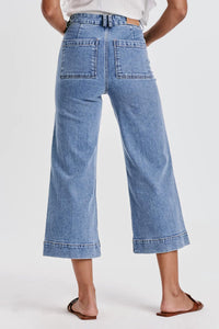 Dear John Denim - Aubrey Wide Leg Cropped Jean