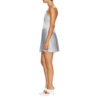 Jonathan Simkhai - Pleated Lattice Linen Romper