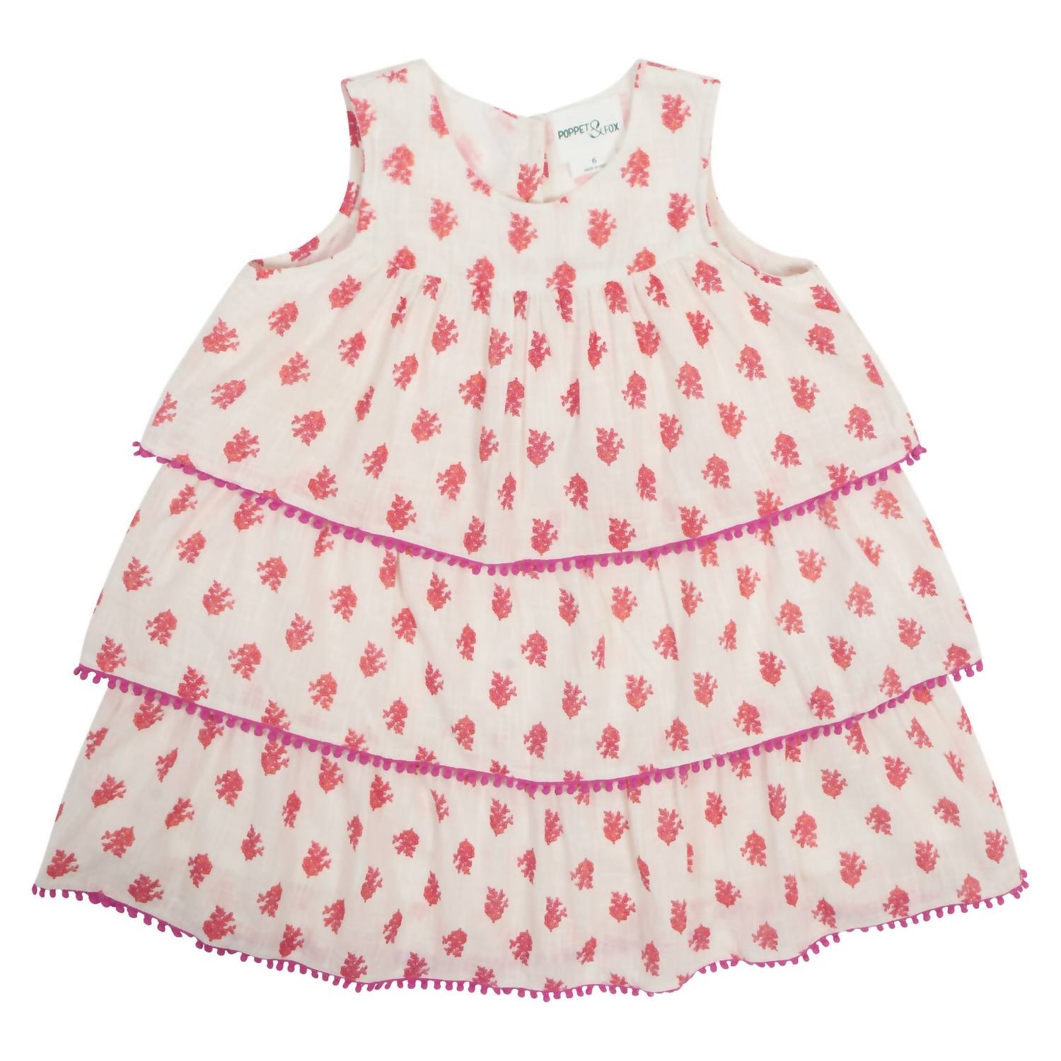 Poppet & Fox - Girl's Ruffled Dress With Tank Bodice