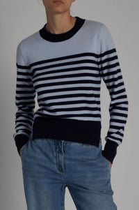 Saint Art - Women's Baret Striped Sweater