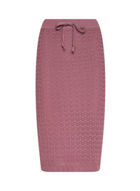 L'Agence - Lacen Pointelle Knit Skirt