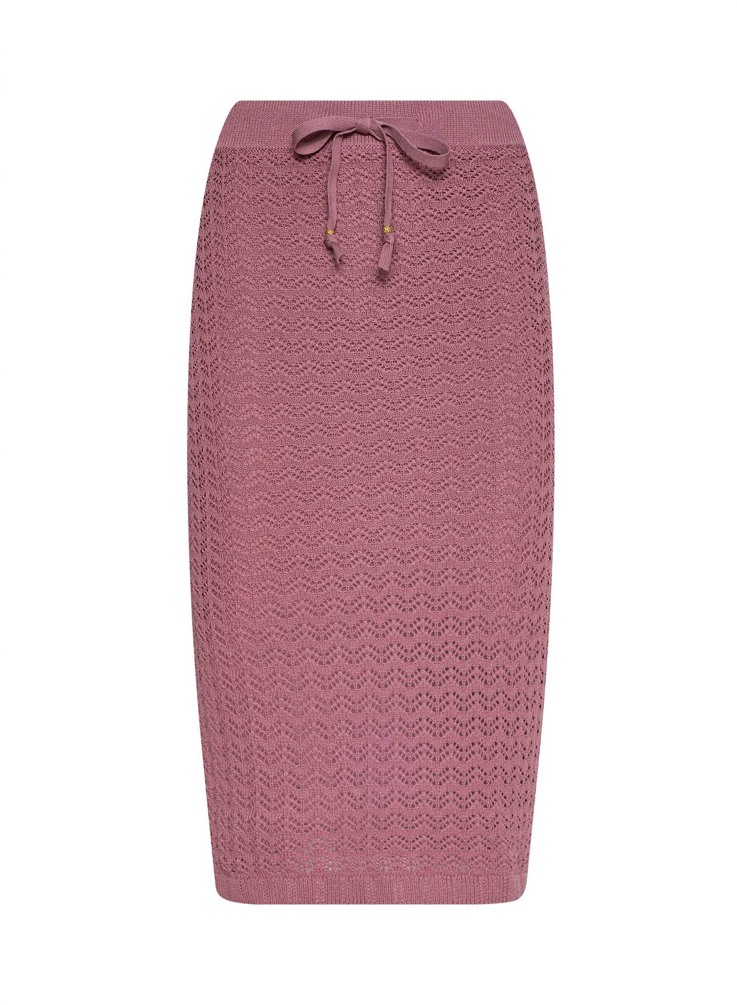 L'Agence - Lacen Pointelle Knit Skirt