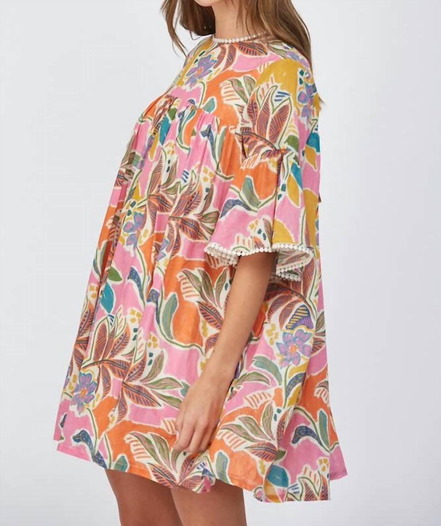 Fate Aria Mini Dress in multi - women's dress - view 4