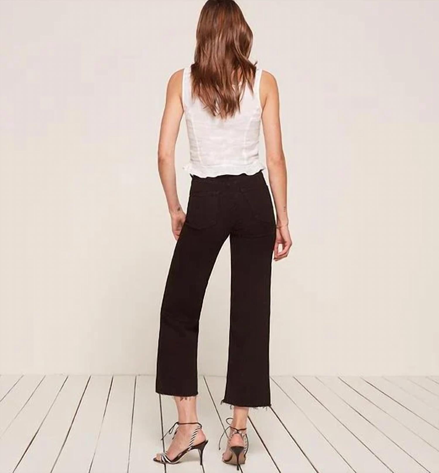 Reformation - Stretch Flood Jeans
