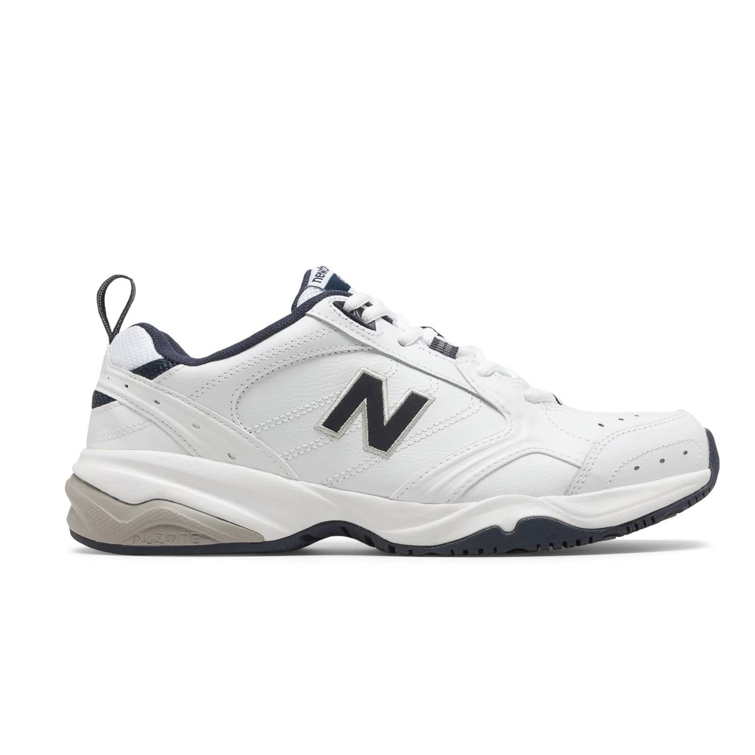 New Balance Men's Mw624 Walking Shoes in white navy - men's shoe