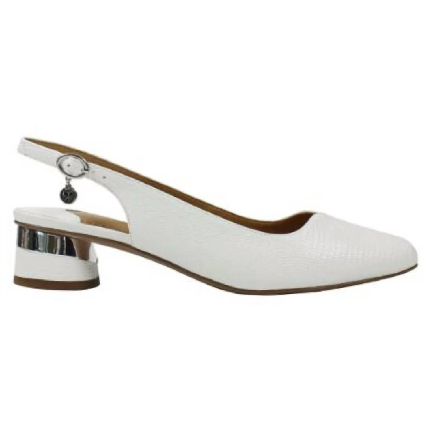J. Renee - Women's Lizard print patent traveta Pumps
