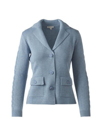 Kinross - Cable Sleeve Collar Cardigan