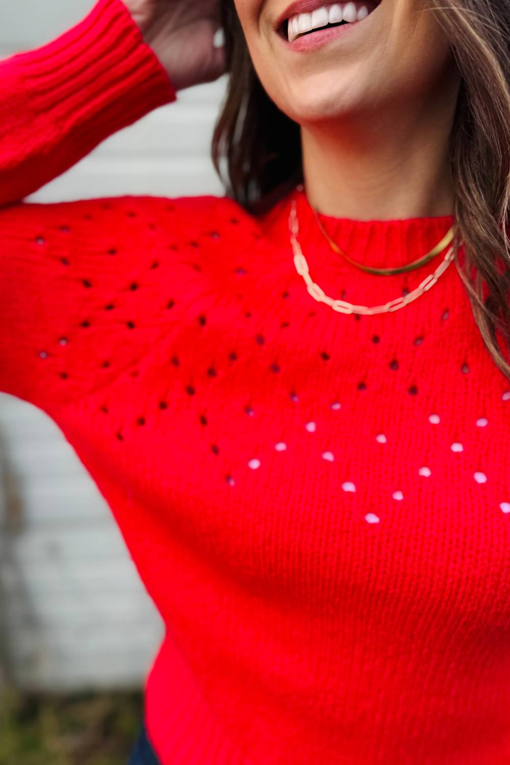 Sanctuary - Femme Openwork Sweater
