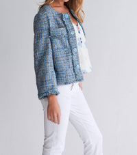 Never A Wallflower - Tweed Boxy Jacket