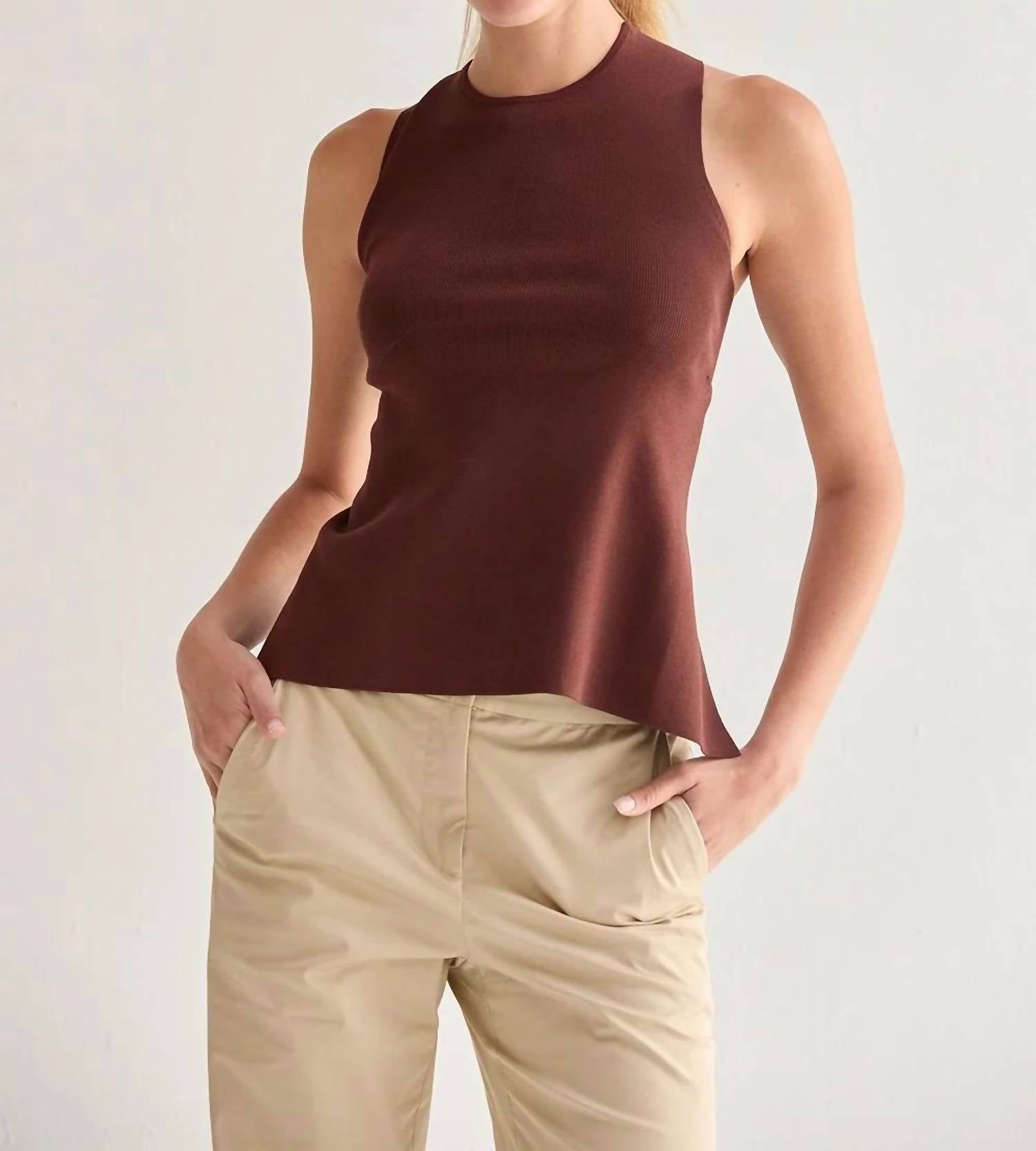 Crescent - Sofie Crossed Back Detail Top