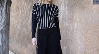 Marble - Ladies Vertical Striped Sweater