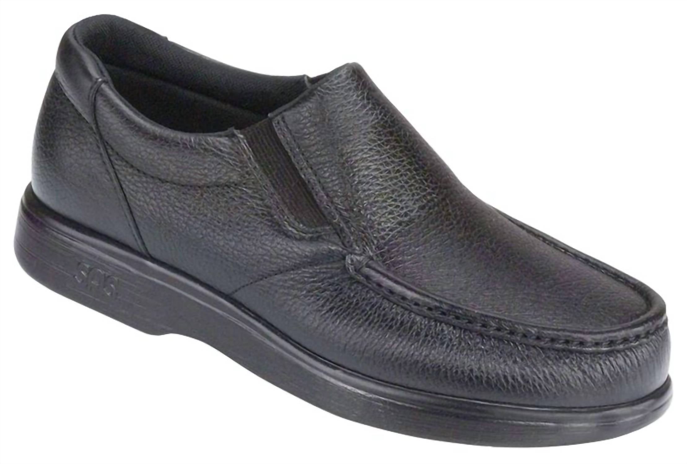 Sas - Men's Side Gore Slip On Loafer - Wide