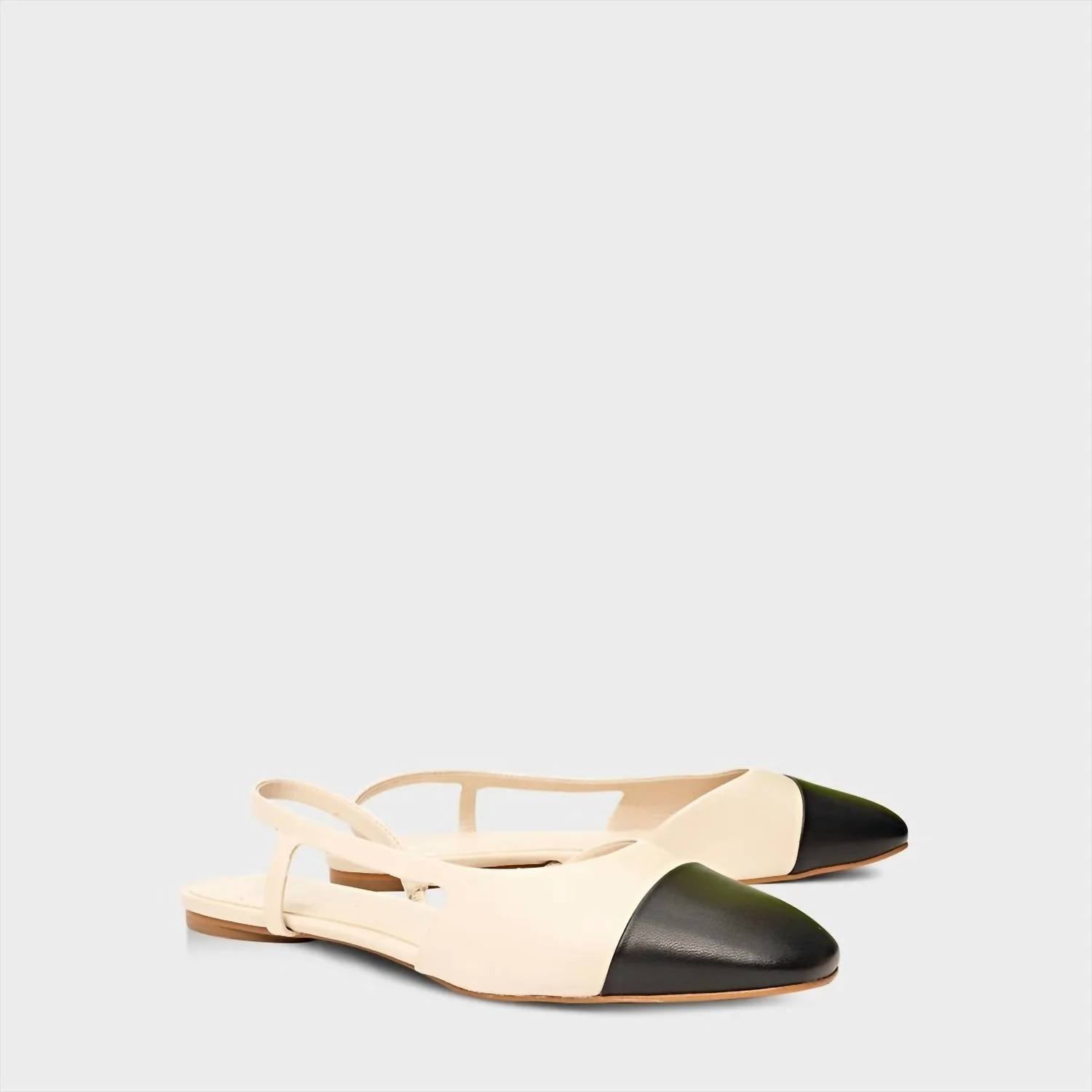 Carrano Women's Elena Sling Back Flats in off white - women's flats