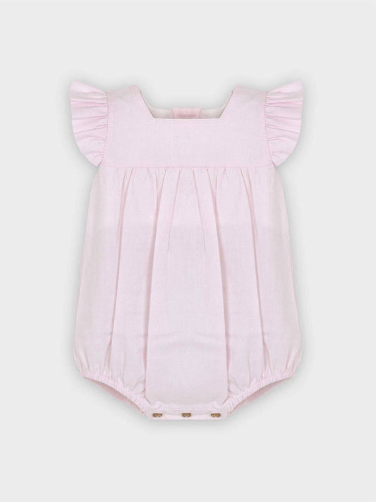 Minhon - Girl's Cotton Pique Romper