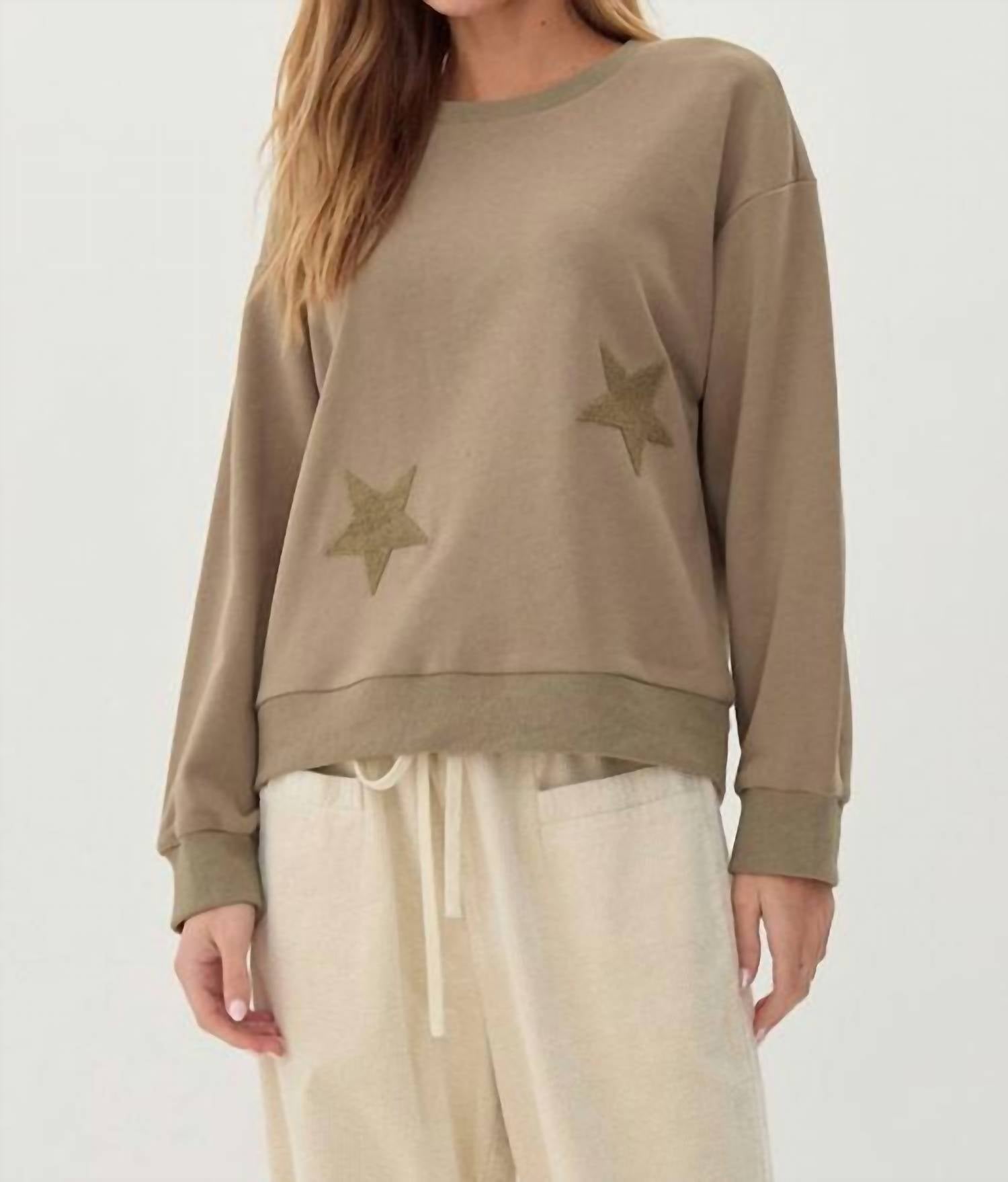 Jodifl - Chenille Stars Sweatshirt