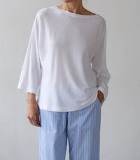 Donni. - Jersey Relaxed Boatneck Tee