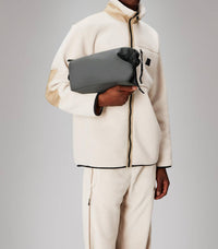 Rains Unisex Hilo Wash Bag in grey - men's bag - alternate view