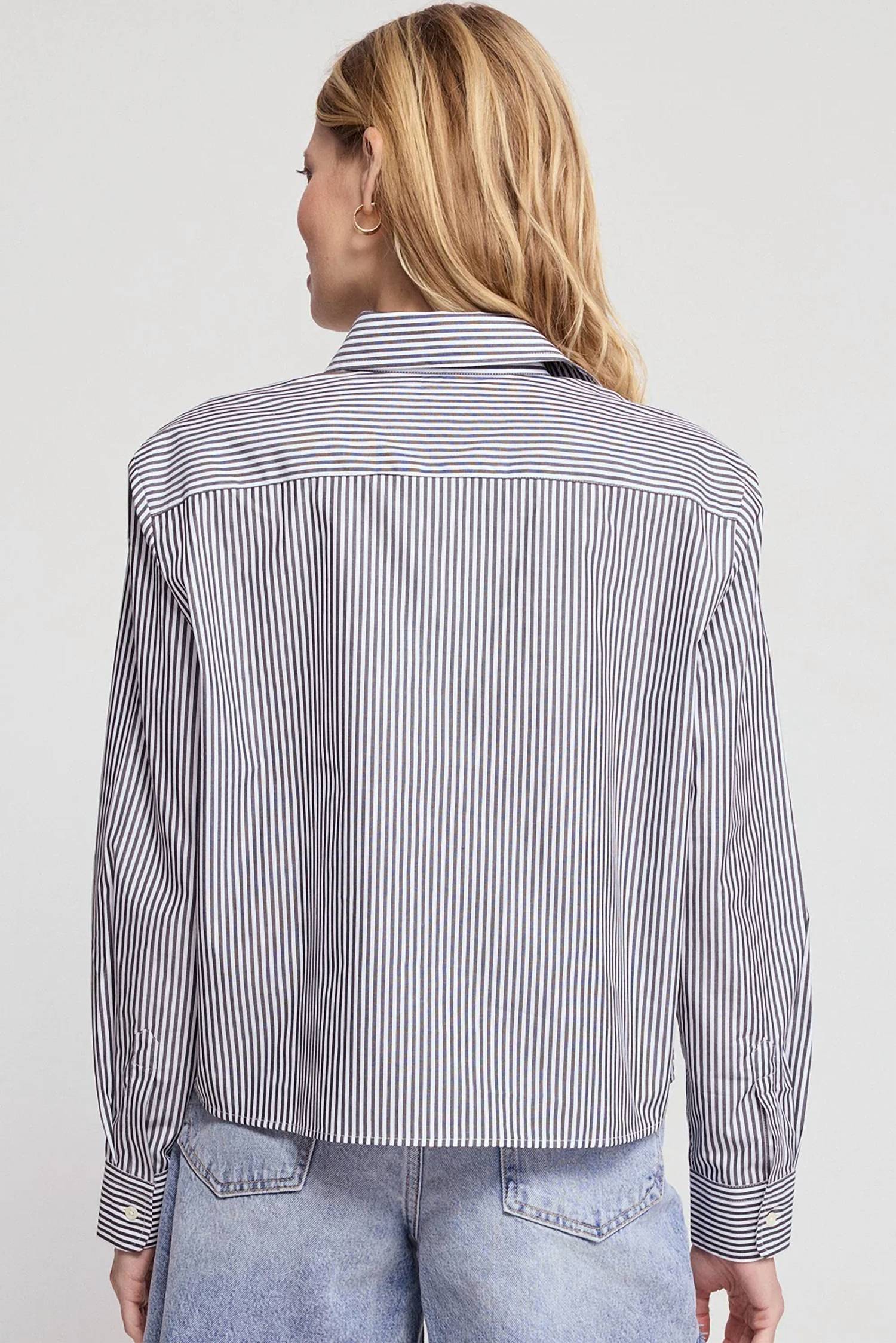 The Shirt - Long Sleeve Boxy Crop Shirt