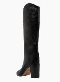 Schutz - Women's Maryana Croc-embossed Knee High Boots