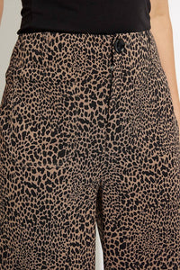 Joseph Ribkoff - Animal Print Wide Leg Pant
