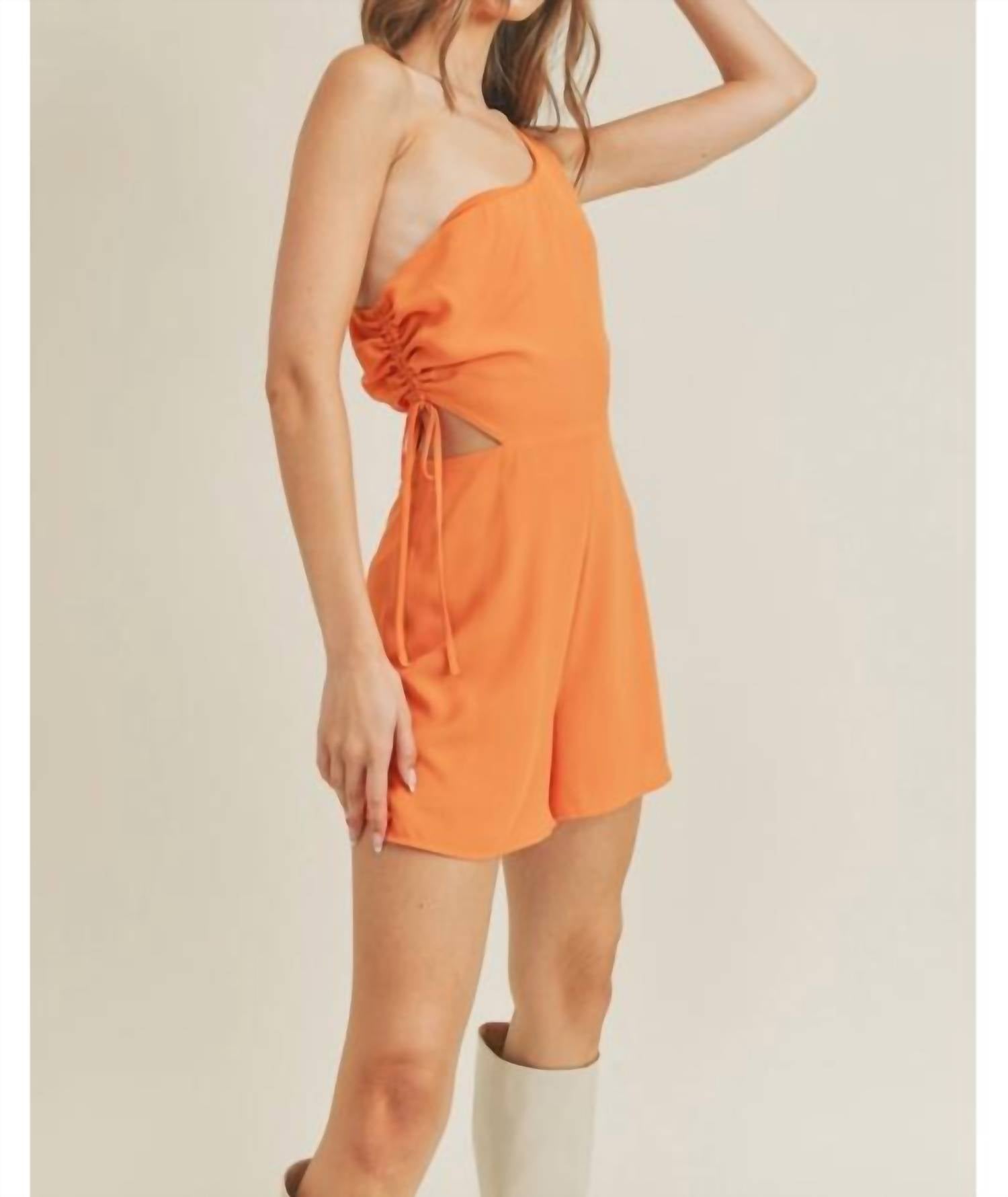Clara One-Shoulder Romper