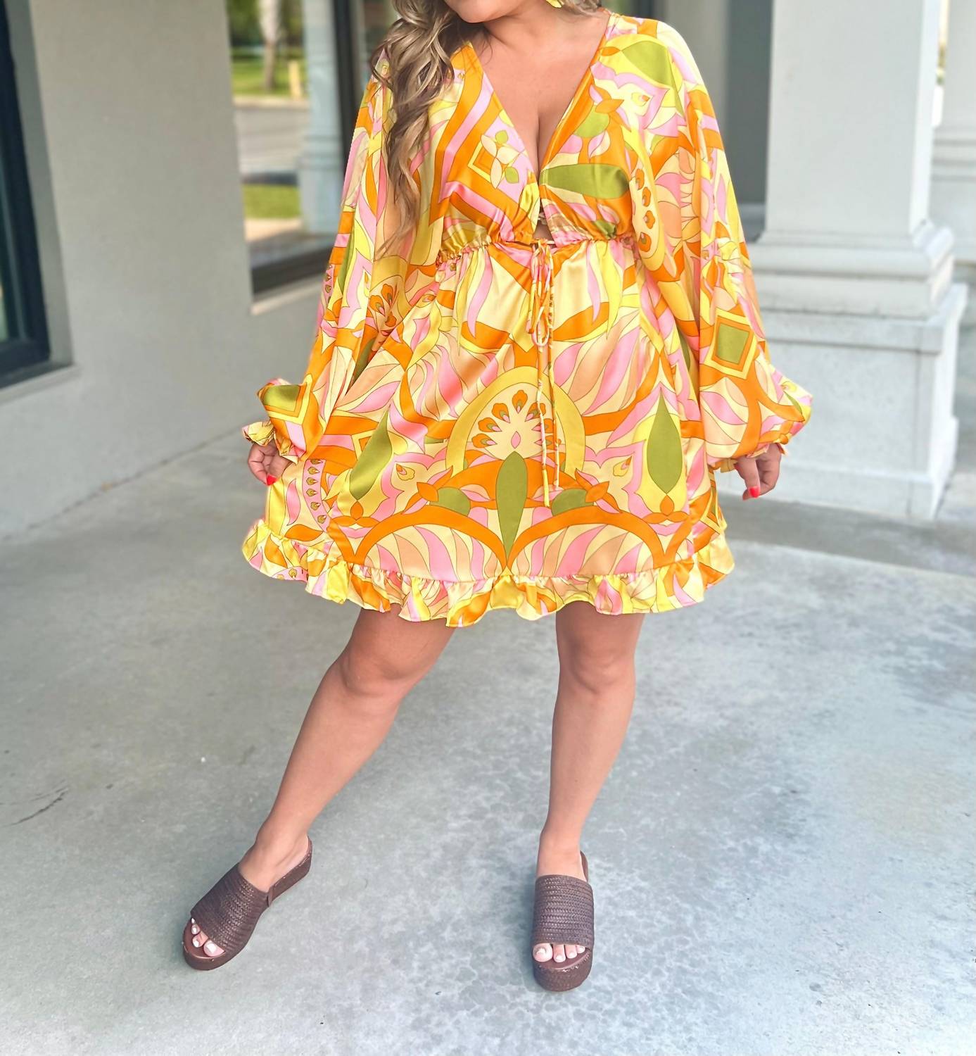 Meet Me In Santorini - Xanthia Dress