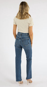 Nation Ltd - Blair Short Sleeve Slim V Tee