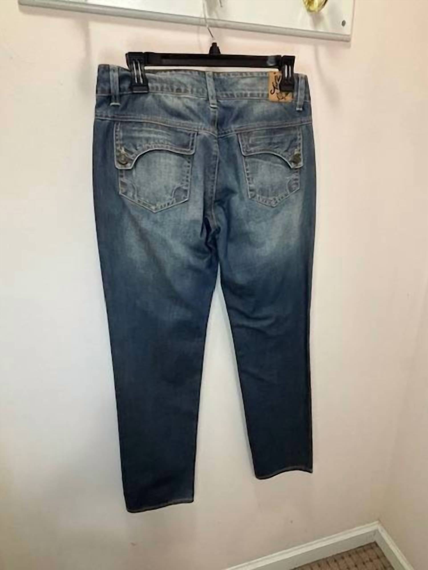 Ivy Jane Women Button Tab Pocket Flare Jean in denim - women's jeans - detail view