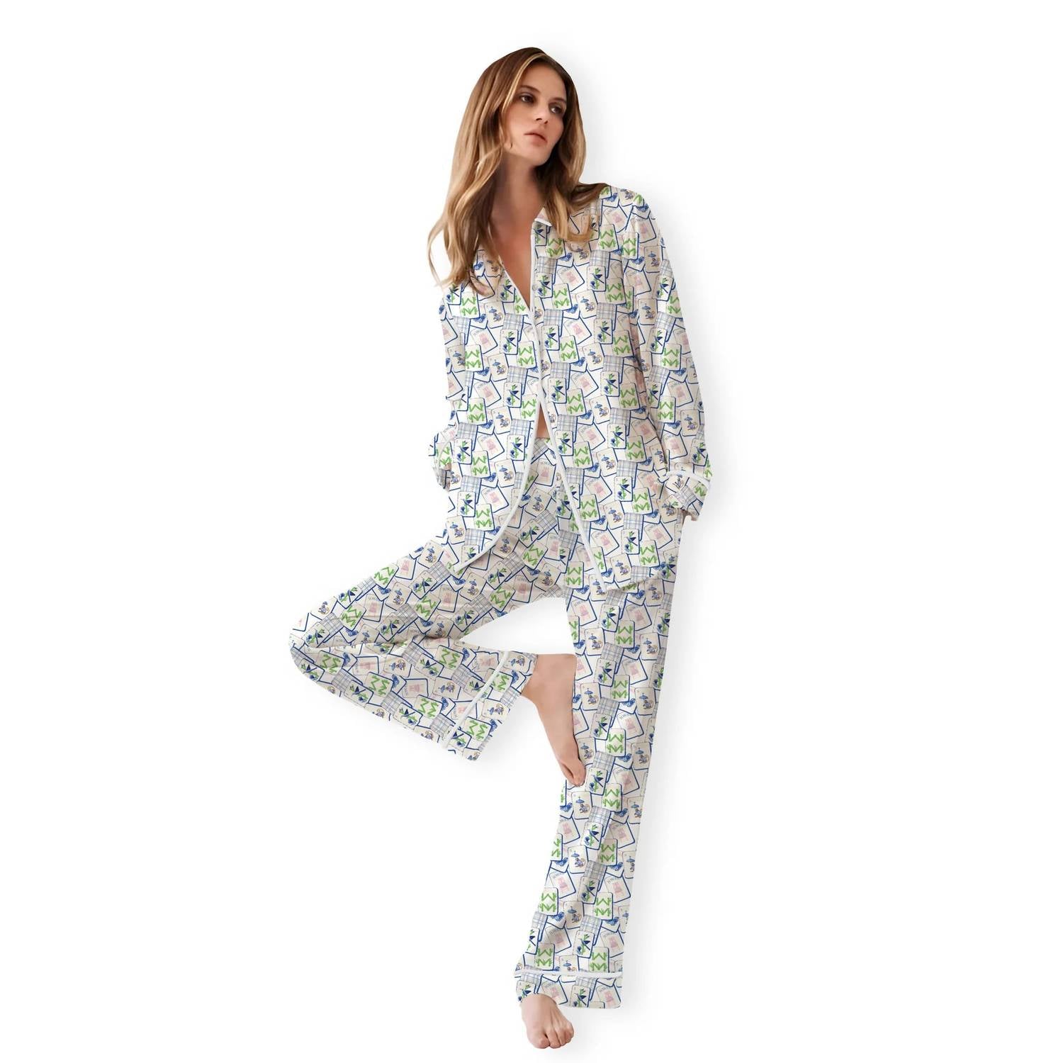 Toss Designs - Mahjong Pajama Set