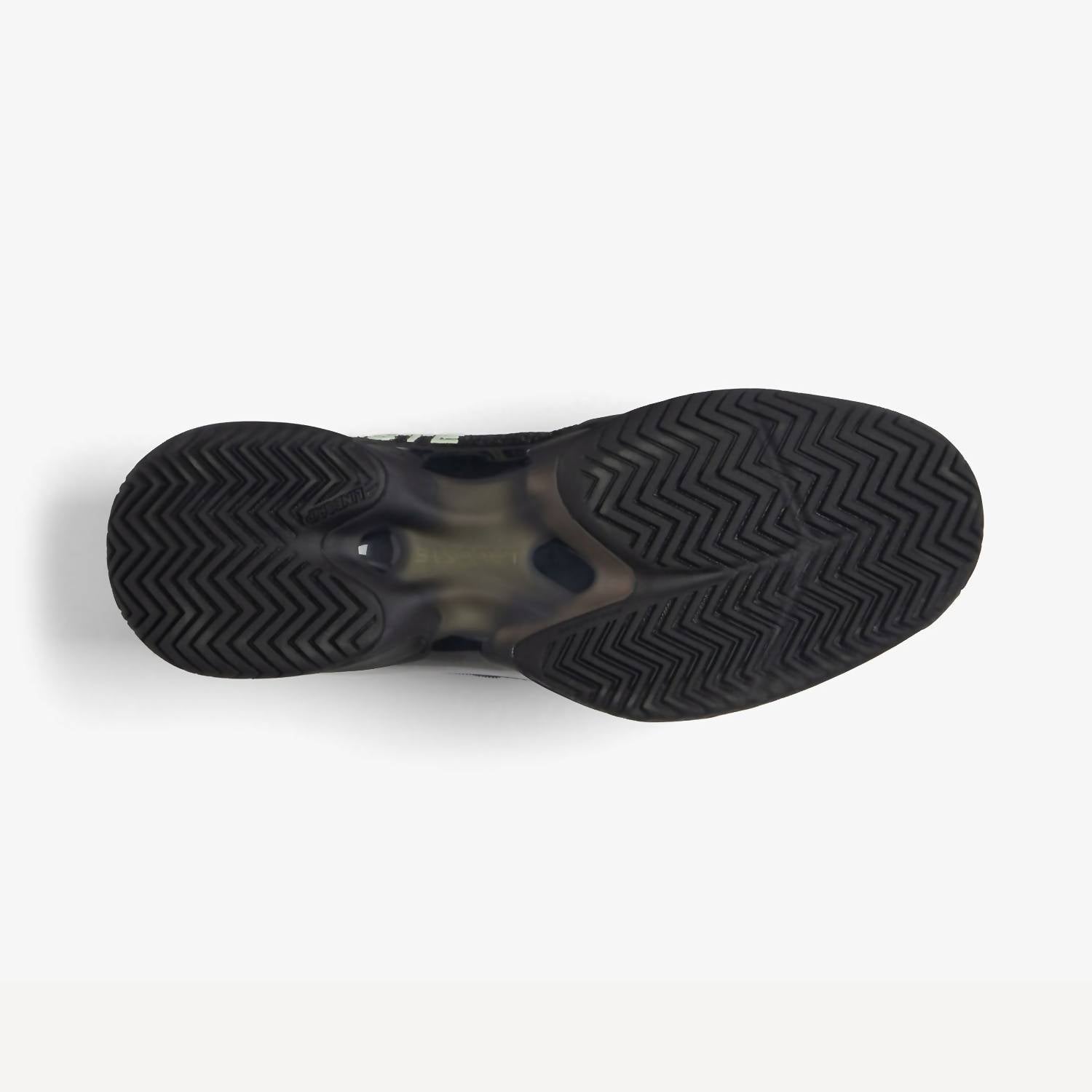 LACOSTE Men's Ag-lt23 Ultra Shoe in black light green - men's sneaker - alternate view