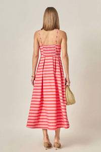 English Factory - Margaret Pleated Midi Dress