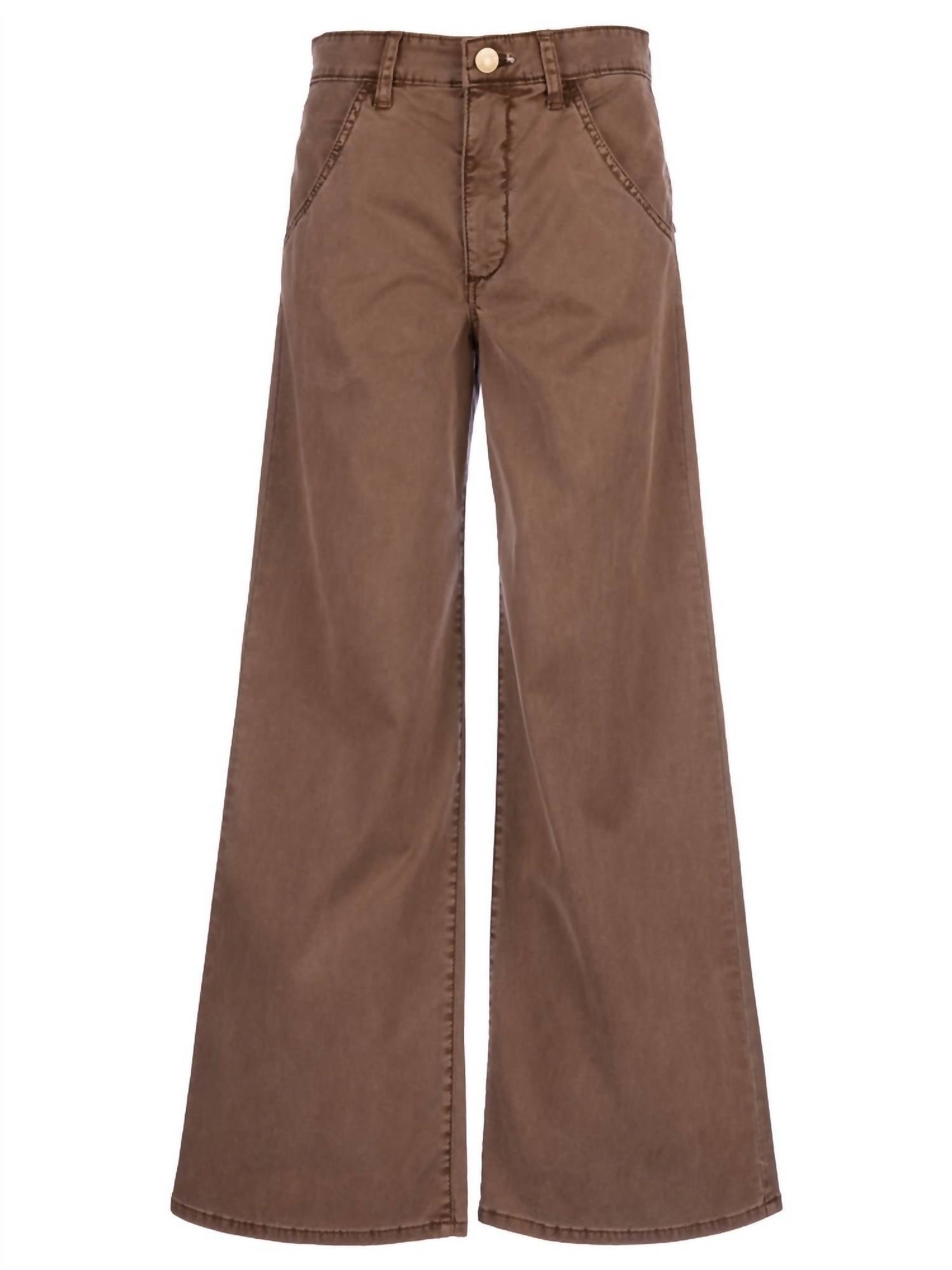 KUT FROM THE KLOTH Meg High Rise Ankle Wide Leg Jeans in fudge - women's jeans - view 4