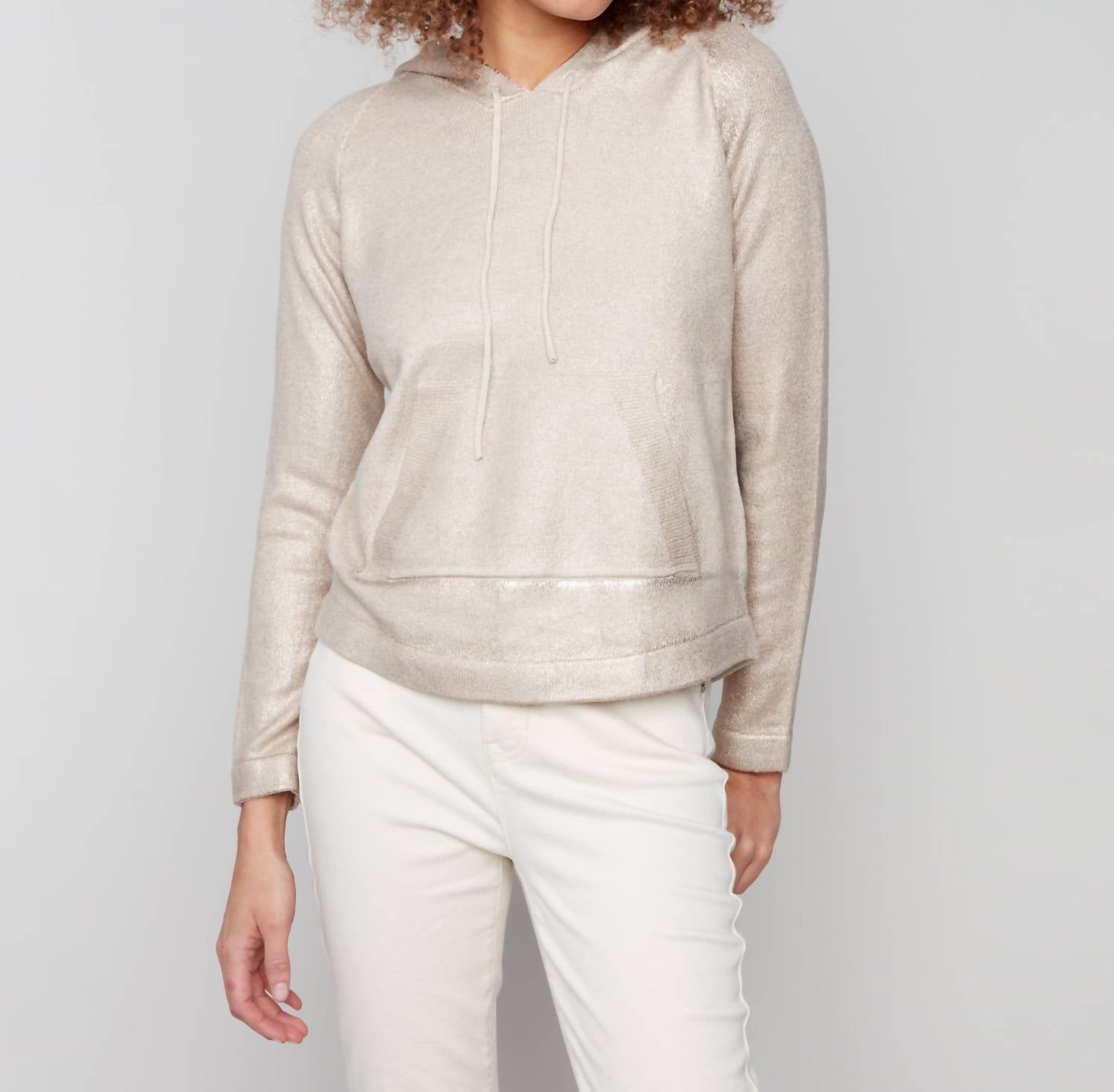 Charlie B - Plush Knit Hoodie Sweater