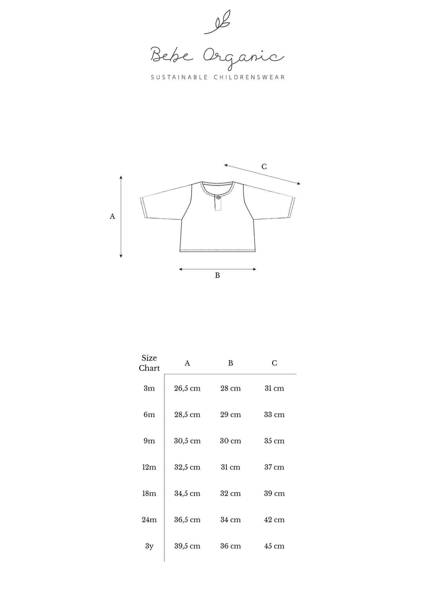 Bebe Organic - Girls Jean Shirt