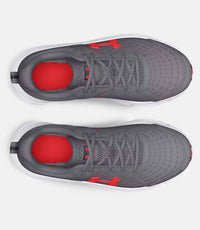UNDER ARMOUR Boy's Assert 10 Running Shoes in halo gray white black - kids' sneaker - view 4