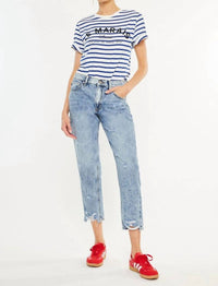 Kancan - High Rise Ankle Mom Jeans