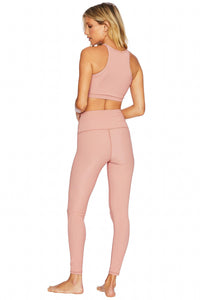 Beach Riot Ribbed Ayla Legging in pink - women's pants - alternate view