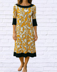 Diva Usa - Women's Boat Neck Shift Dress