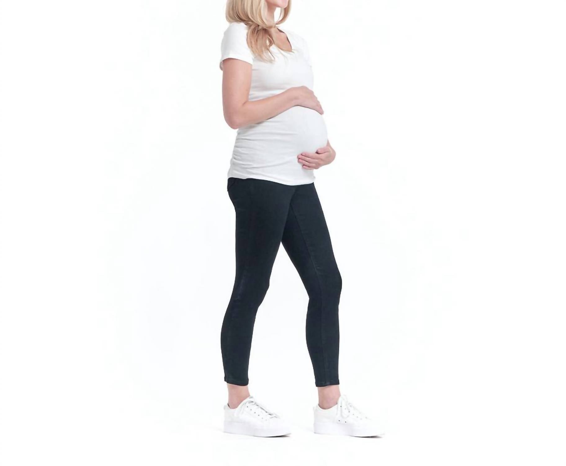 1822 Denim - Maternity 32" Butter Skinny Jeans with Belly Band