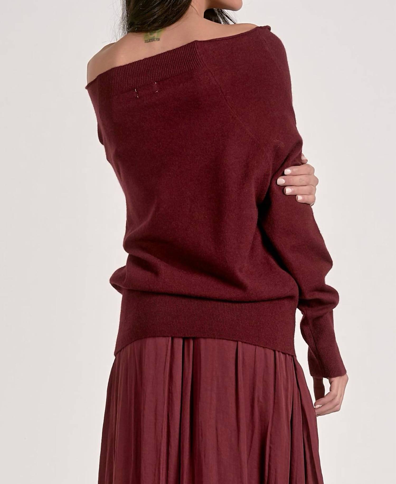 Elan - Off The Shoulder Sweater