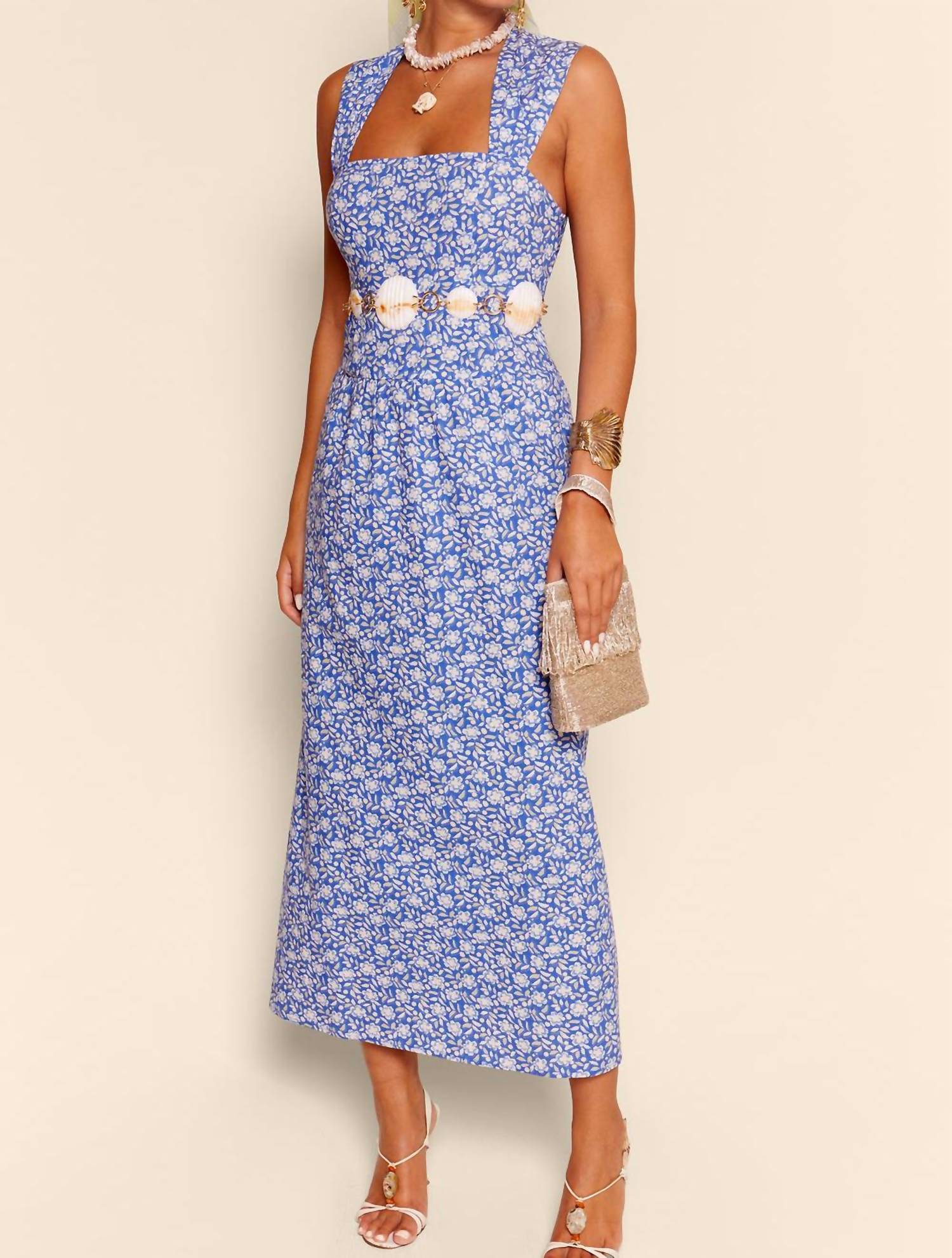 Rixo - Lillianne Cotton Midi Dress