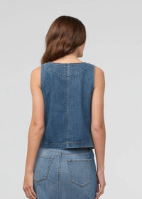 Du/Er - Performance Denim Zip Front Vest
