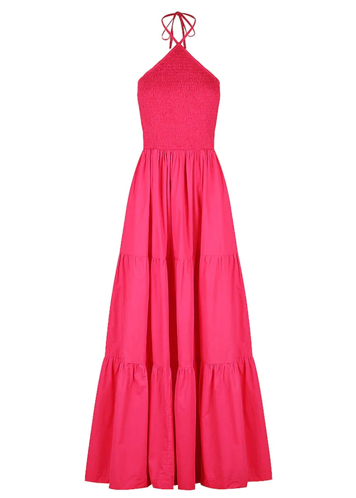 S/W/F - DIAMOND TIERED MAXI DRESS