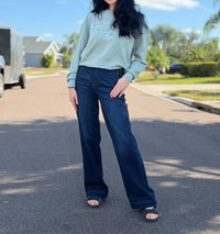 Judy Blue - Fancy Nancy Trouser Wide Leg Jean