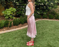 Le Lis - Peony Lace Midi Skirt