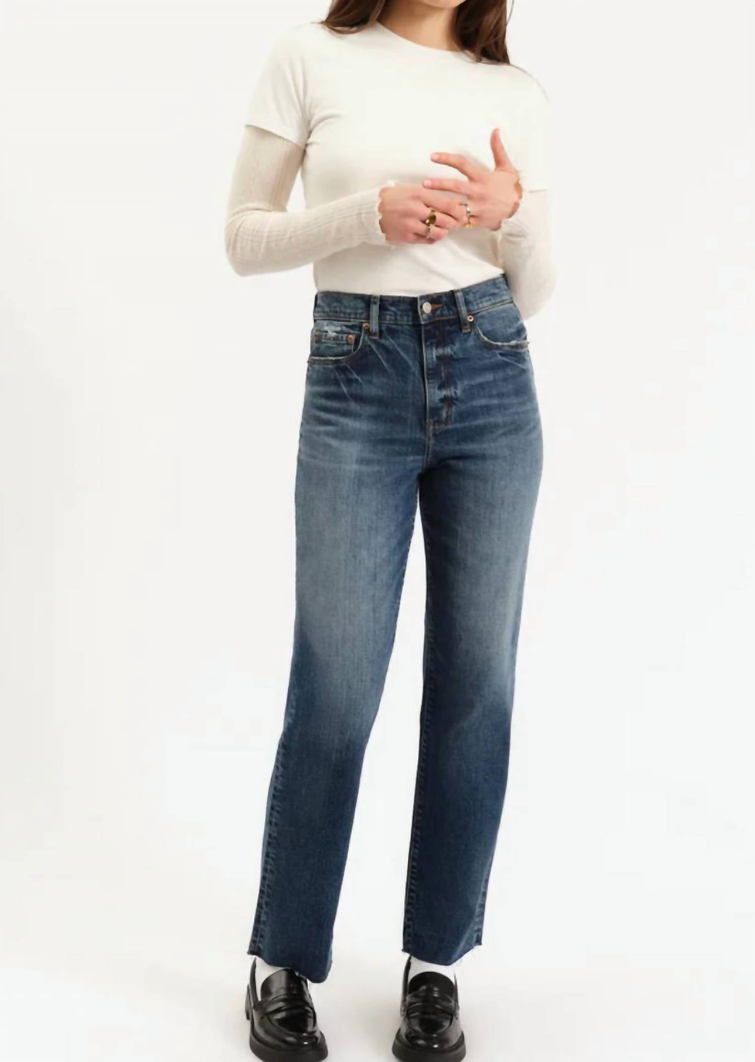 Daze - Sundaze High Rise Vintage Straight Jeans