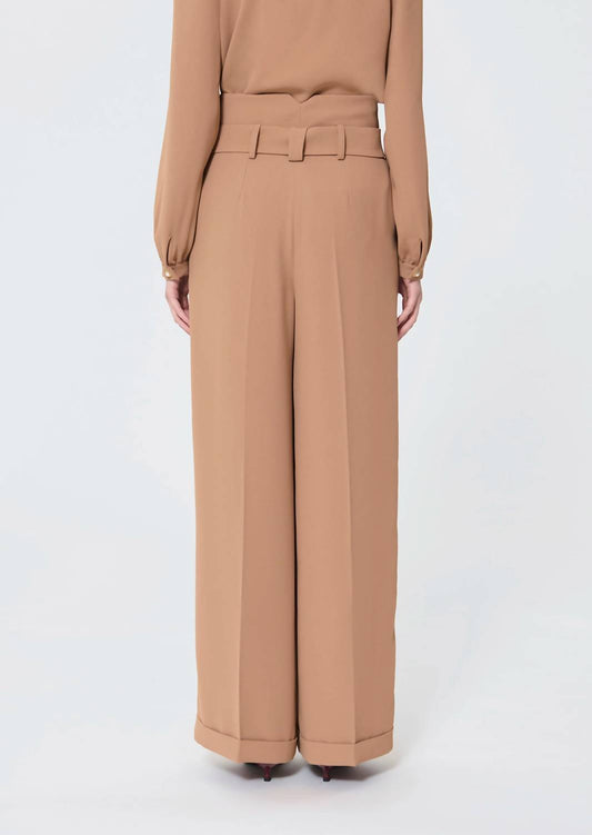 Tara Jarmon - High-waisted Belted Trousers